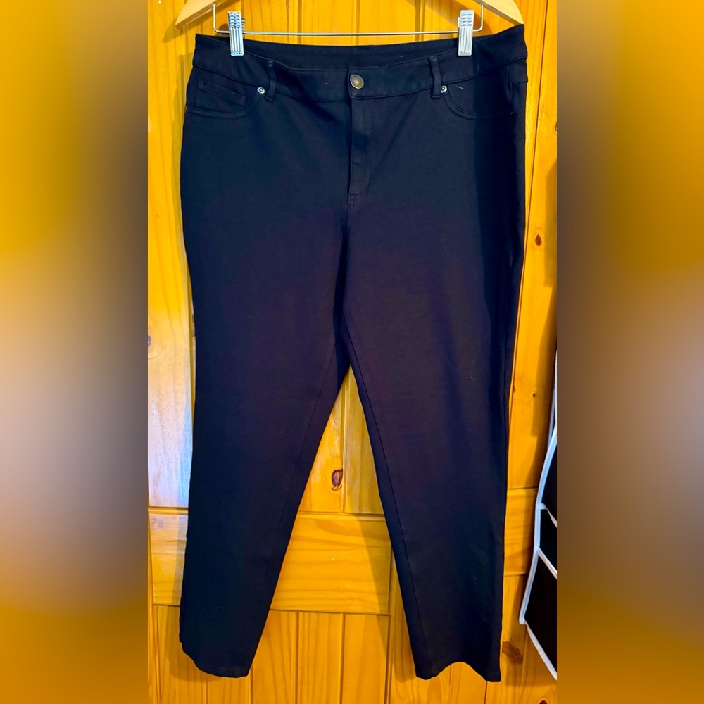 Black Slim Fit Pants sz 14